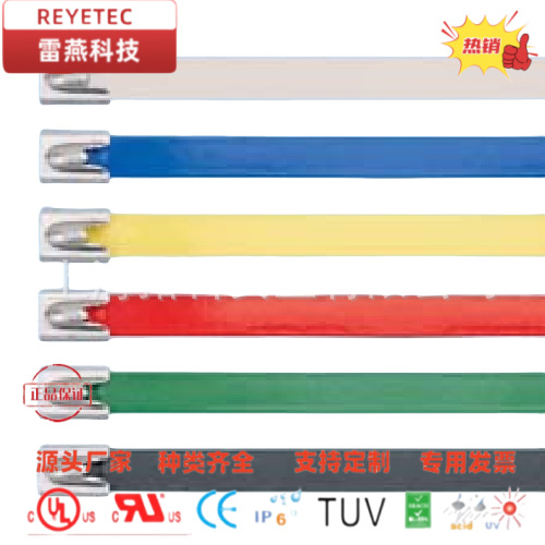 MLG-200ST-REYETEC滚珠式不锈钢扎带 4.5*200mm现货