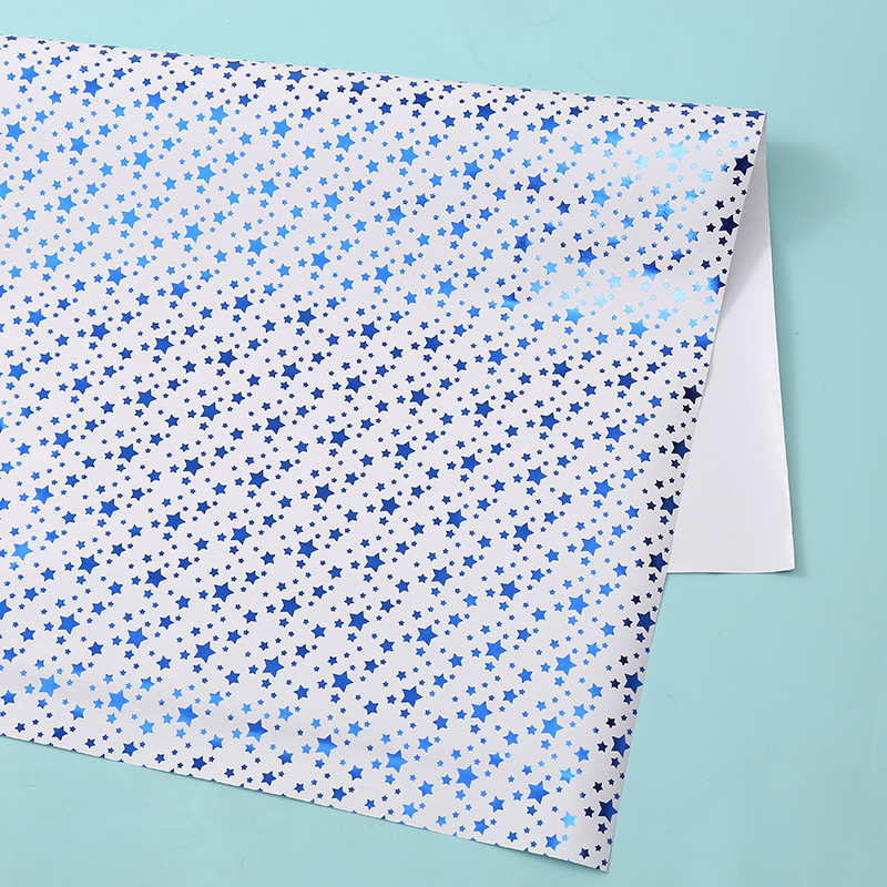 Fábrica directa simple estrella papel de regalo de cumpleaños papel de regalo Amazon caja de regalo papel de embalaje al por mayor