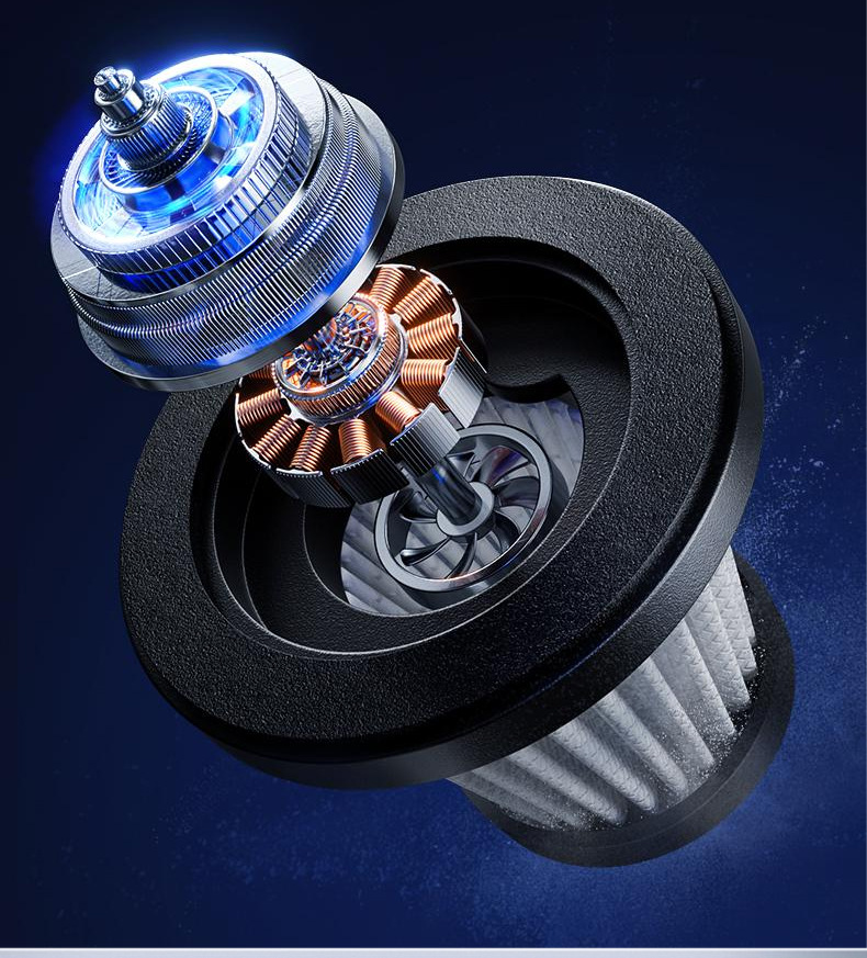 Mericle Wireless Vacuum Cleaner for Home Use, Portable Car Vacuum Cleaner, High-Power Wireless Vacuum Cleaner, Handheld for Home Use
