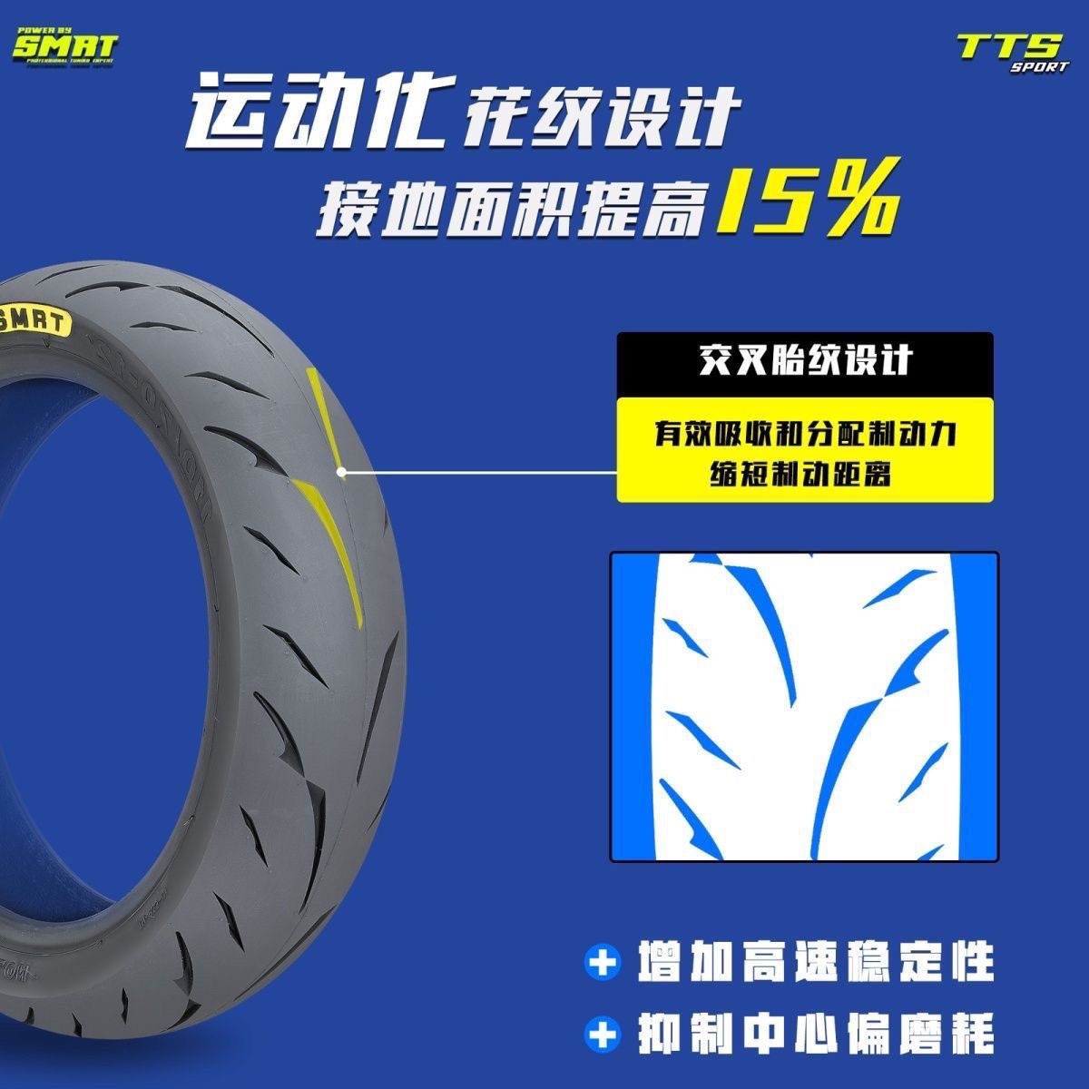 SMRT Little Monster 3.50 Semi-hot Melt Electric Scooter Non-slip Wear-resistant Track-class Vacuum Tire 10-inch Brand New
