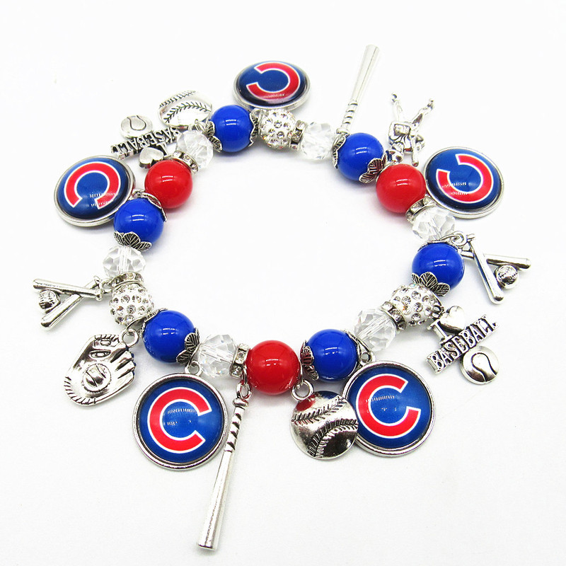Amazon Cross-Border New Mlb Philadelphia Phillies and New York Yankees Baseball Team Elastic Beaded Bracelet for Men and Women Amazon Cross-Border New Mlb Philadelphia Phillies and New York Yankees Baseball Team Elastic Beaded Bracelet for Men and Women