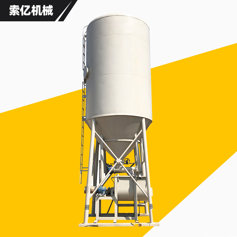 立式砂浆储料罐 自动计量搅拌砂浆罐 工地建筑20/22方粉煤灰储罐