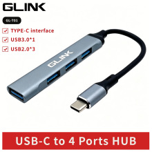 Type-C �D 4 �� HUB ������ 1USB3.0+3USB2.0 �� OTG �Uչ�]