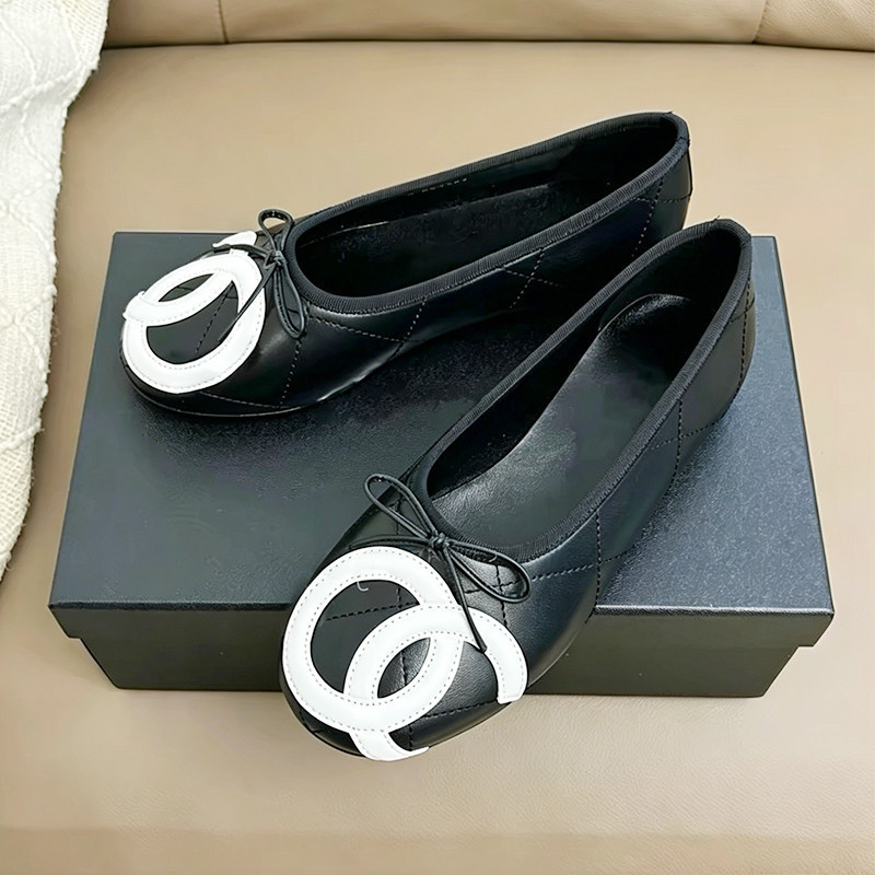 Xiaoxiangfeng Kangpeng women's shoes 2026 summer new style shallow diamond pattern soft leather ballet flats Xiaoxiangfeng Kangpeng women's shoes 2026 summer new style shallow diamond pattern soft leather ballet flats