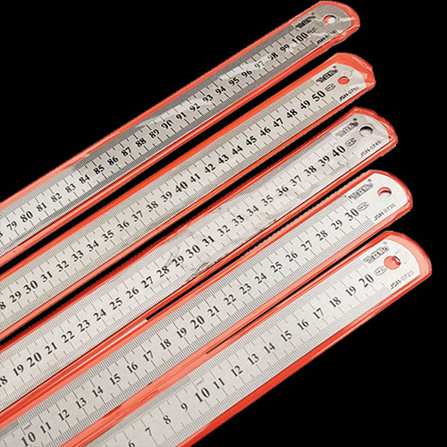 Golden monkey steel ruler stainless steel ruler 15/20/30/40/50/60/100cm metric steel ruler measurement drawing