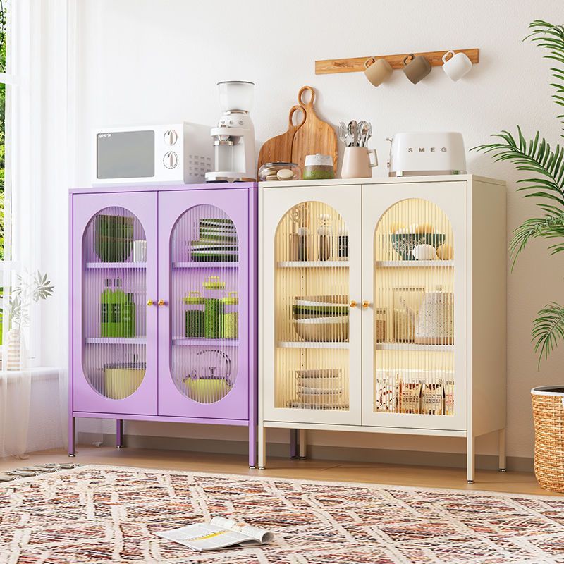 Gabinete de vinos de lujo ligero simple sala de estar doméstica contra la pared armario de comedor de hierro forjado armario de exhibición de piso armario de comedor armario de almacenamiento multicapa