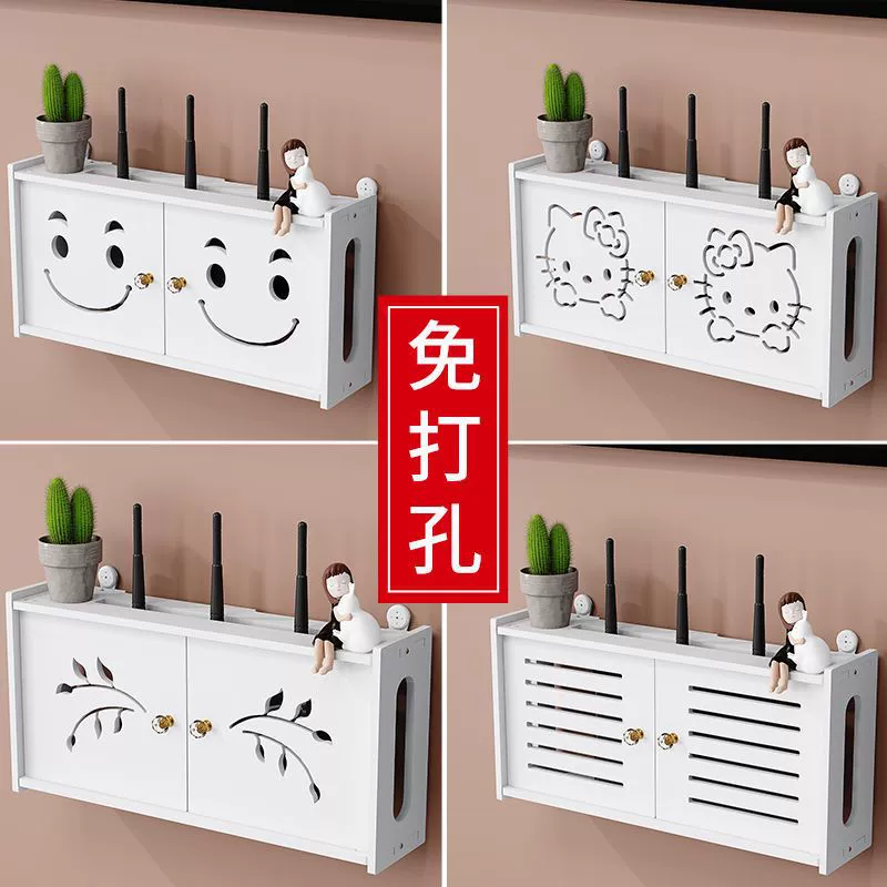 Коробка для хранения маршрутизатора настенный тип wifi настенный настенный настенный настенный чехол для гостиной провода вставка для приставки