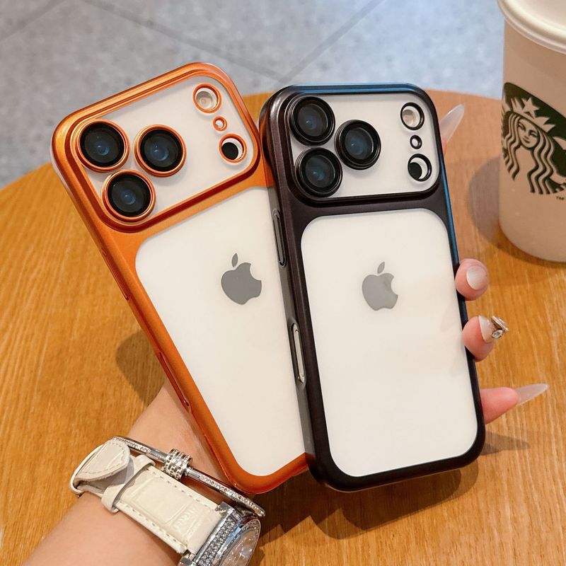 适用苹果17ProMax磨砂亲肤感手机壳超薄iphone16哑光电镀15保护套|undefined
