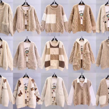 韩系新款女装毛衣爆款热卖工厂直销地摊货源服饰冬秋装女装针织衫