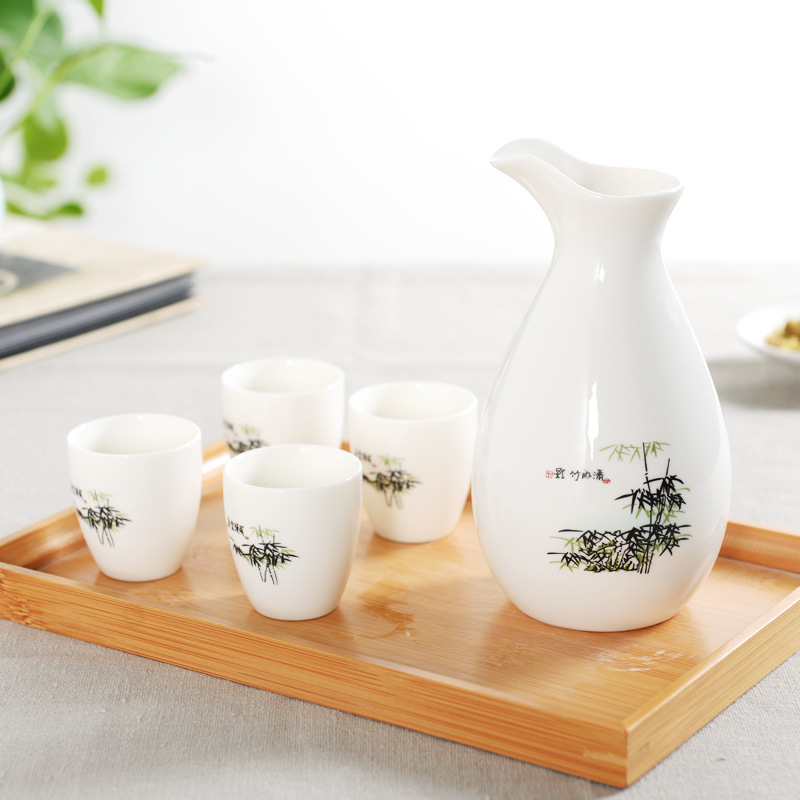 Ceramic wine set, 4 volume