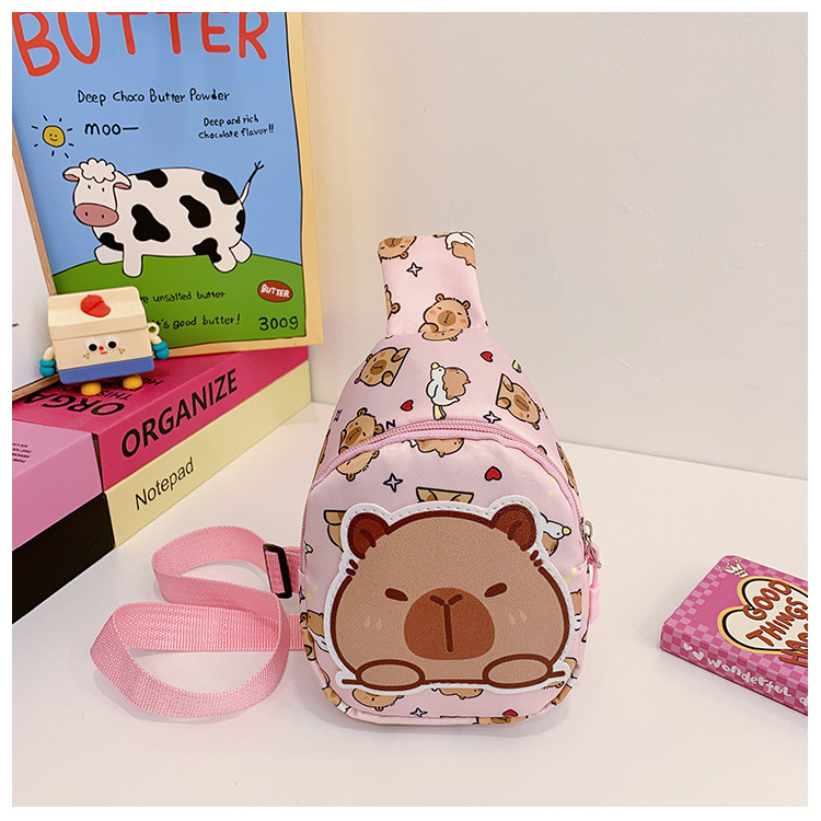 Nuevo bolso de pecho para niños niños caricatura mochila lindos jardín de infantes caricatura impresión extranjera bolsa de hombro de moda