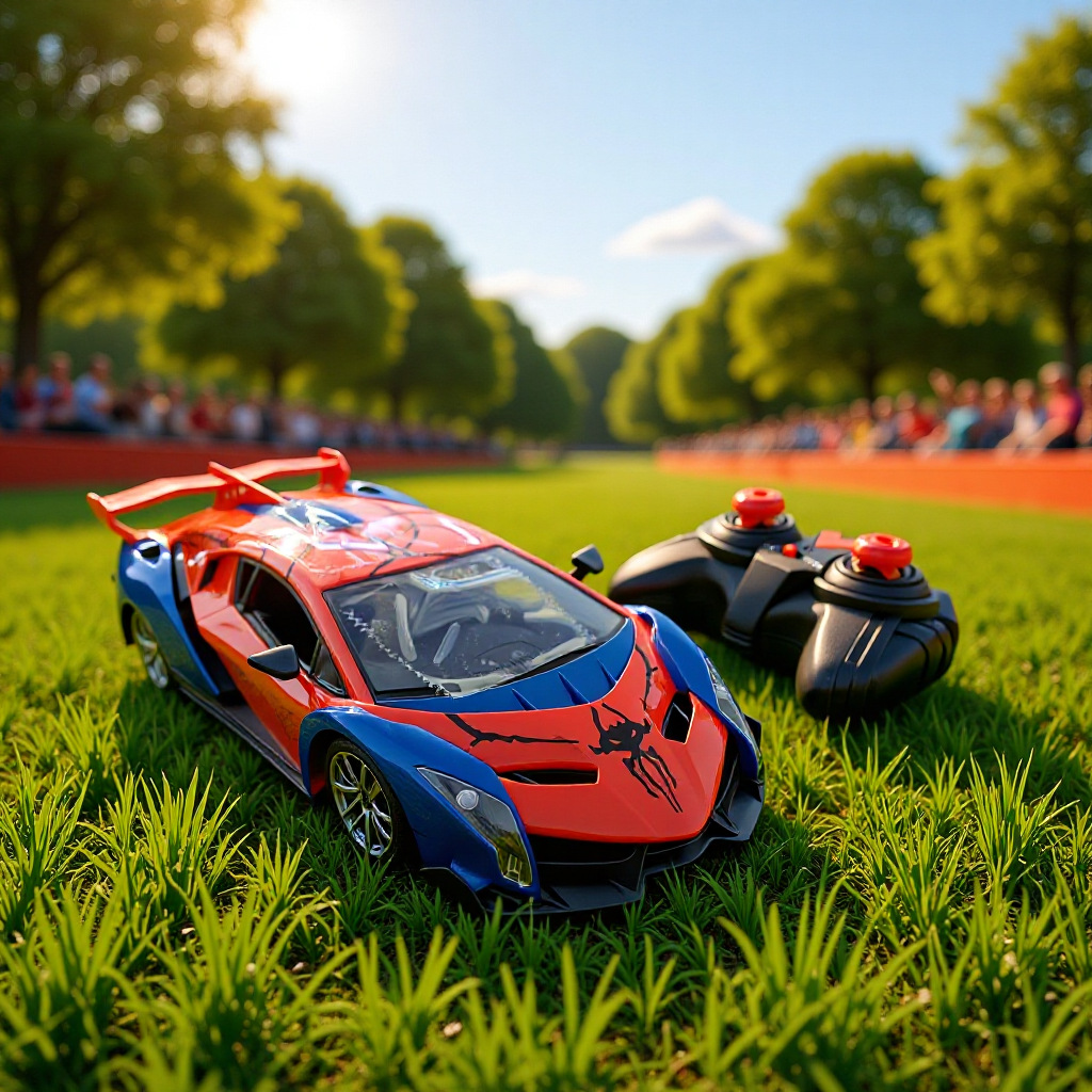 Transfronterizos niños araña control remoto coche Aliexpress rollover truco eléctrico juguetes todoterreno niño torsión coche de carreras