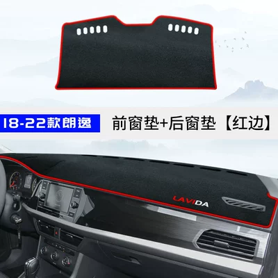 Dashboard Sunshade Mat Plus Interior | Günəş əleyhinə siperlik - 18-22-lavida-front-window-rear-window-red-edge