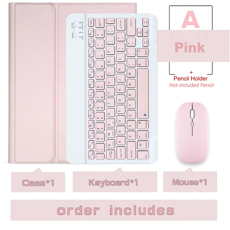 iPad 9Th Generation Tablet Keyboard A16 Leather Case Pro110.9.7 Protective Case Magnetic Silent Mouse Air13 Suitable for 8