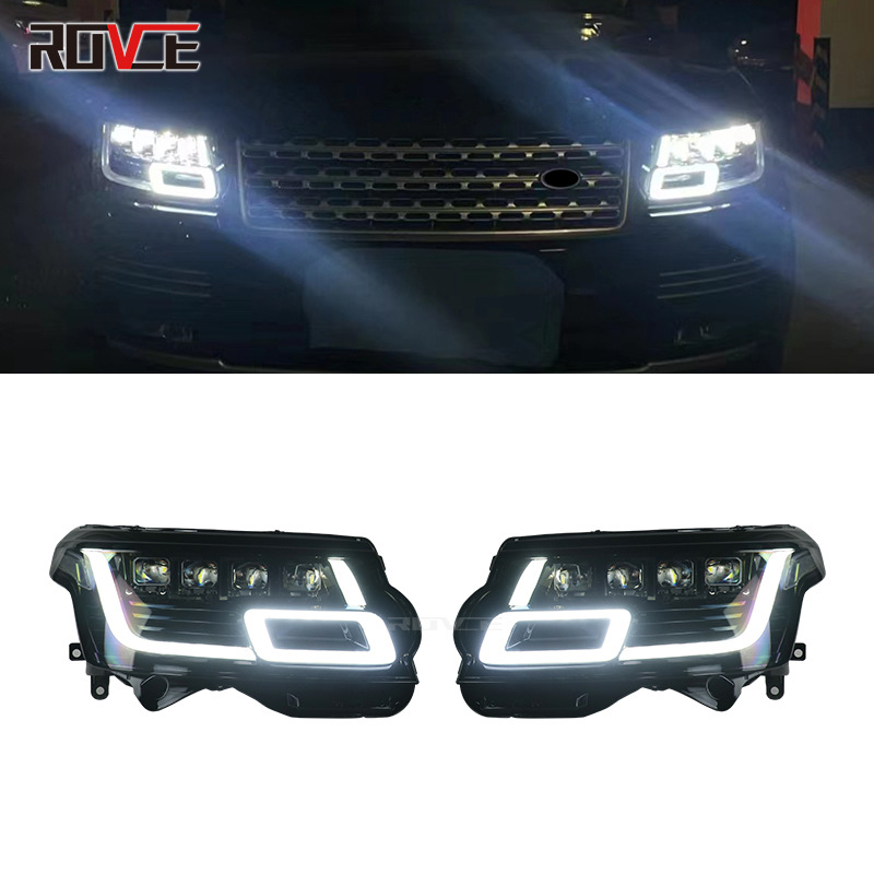 Aplicable a 2013-2017 Land Rover cambio administrativo nuevo gran 13 cambio 18 administrativo de cuatro ojos Matriz faro