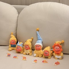 可爱新款泡玛特星星人同款系列毛绒包包挂件盲盒生日礼物钥匙扣玩