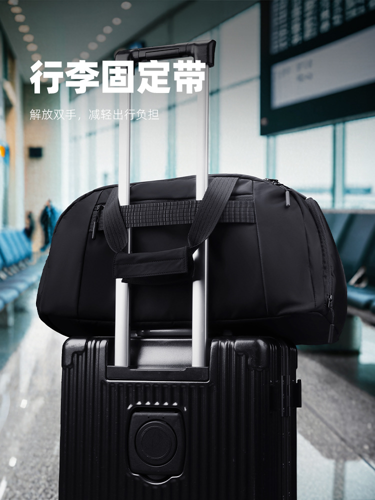 Bolsa deportiva 2025 para hombre, mochila de viaje corta, gran capacidad con compartimento para zapatos