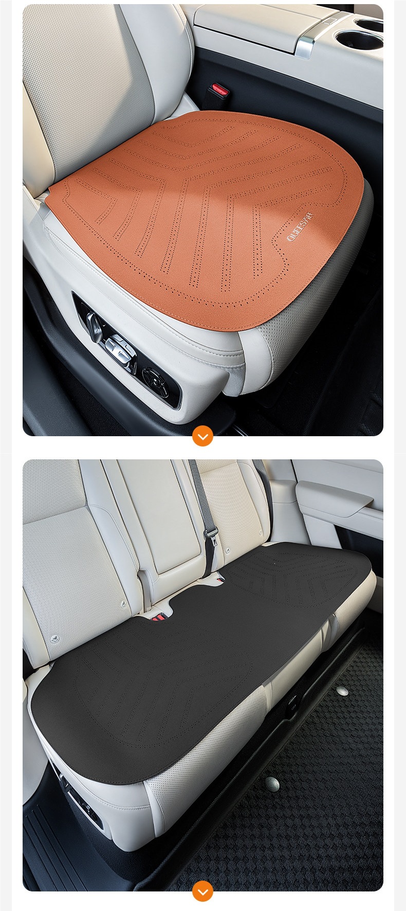 Joe's Car Seat Cushion Winter Cushion Suede Seat Cushion Universal Four-Season Single-Piece Rear Seat Cushion Truck Seat Cushion
