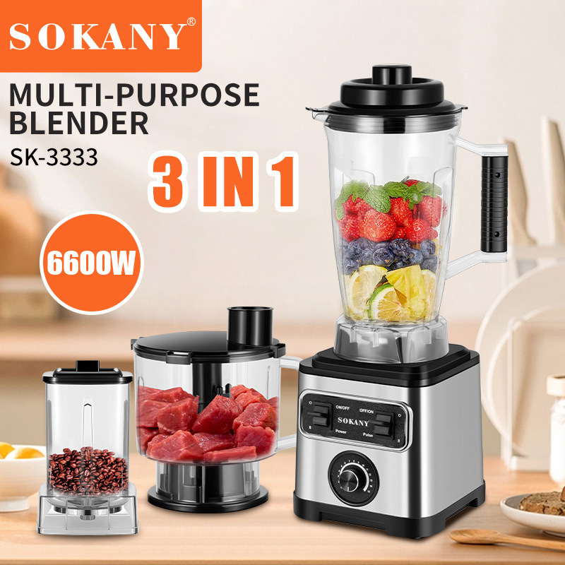 Cross-border European gauge high-speed wall-breaking machine household three-in-one minced meat, ground beans, crushed ice cooking machine, juicer, blender