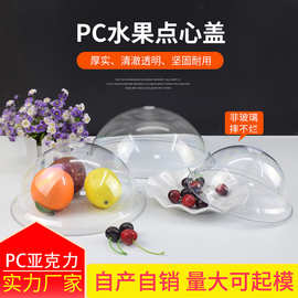 PC透气微波炉加热盖酒店塑料餐盖饭店菜盖带孔透明食品圆形盘碟盖