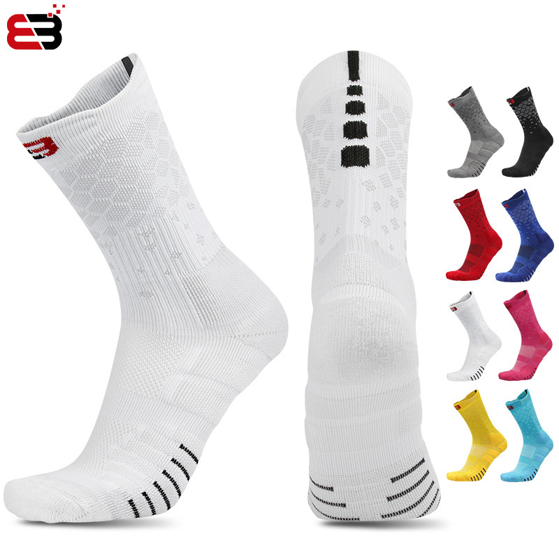 Professional Elite Basketball Socks High-top Men's and Women's Long Barrel Running Training Middle Barrel Thickened Towel Bottom High Barrel Sports Socks Professional Elite Basketball Socks High-top Men's and Women's Long Barrel Running Training Middle Barrel Thickened Towel Bottom High Barrel Sports Socks