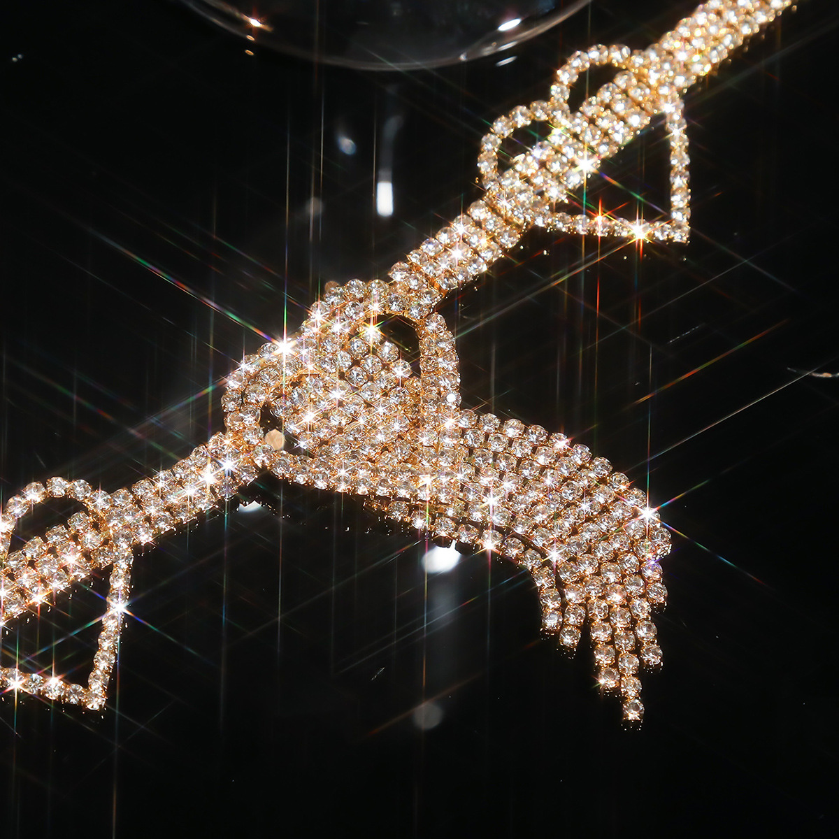 Accesorios de moda populares europeos y estadounidenses con diamantes de diamante llenos de diamantes de amor de tobillo de bordas fabricantes de mujeres al por mayor
