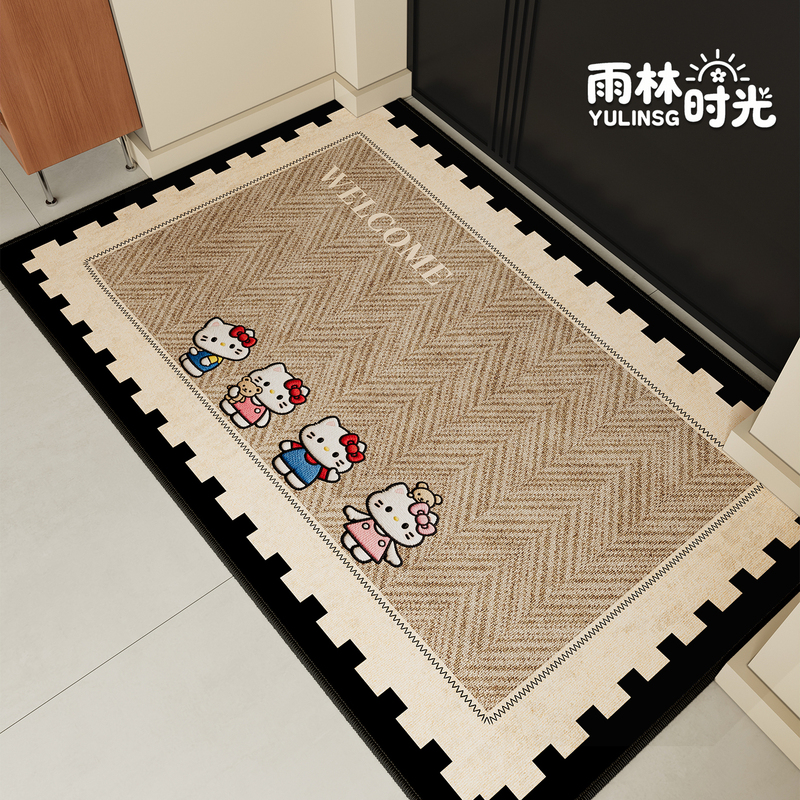Cartoon wear-resistant, dirt-resistant, easy-to-clean bathroom floor mat, can be cut to size, non-slip mat for entrance door Cartoon wear-resistant, dirt-resistant, easy-to-clean bathroom floor mat, can be cut to size, non-slip mat for entrance door