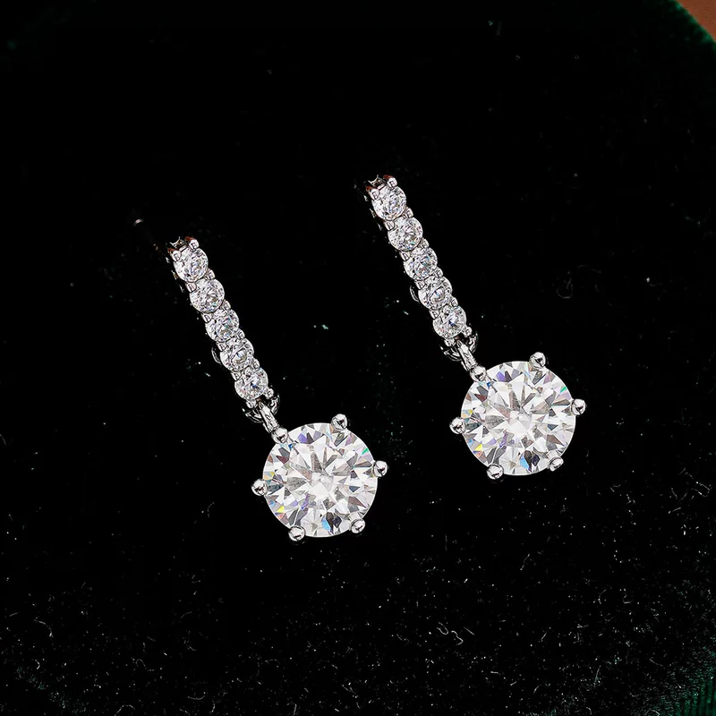Серьги, аксессуар с кисточками, ювелирные изделия, образец серебро 925, простой и элегантный дизайн