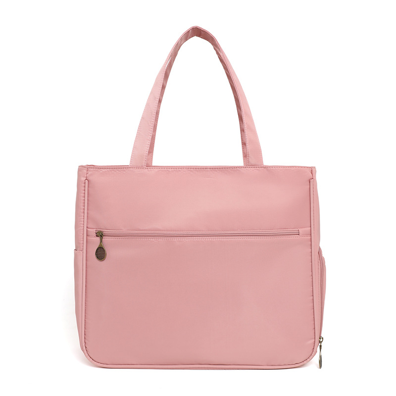 Bolsas de tenis independientes de zapatos portátiles transfronterizas bolsas de pelota calientes de gran capacidad de hombro de alto valor de cara bolsas de bádminton femeninas