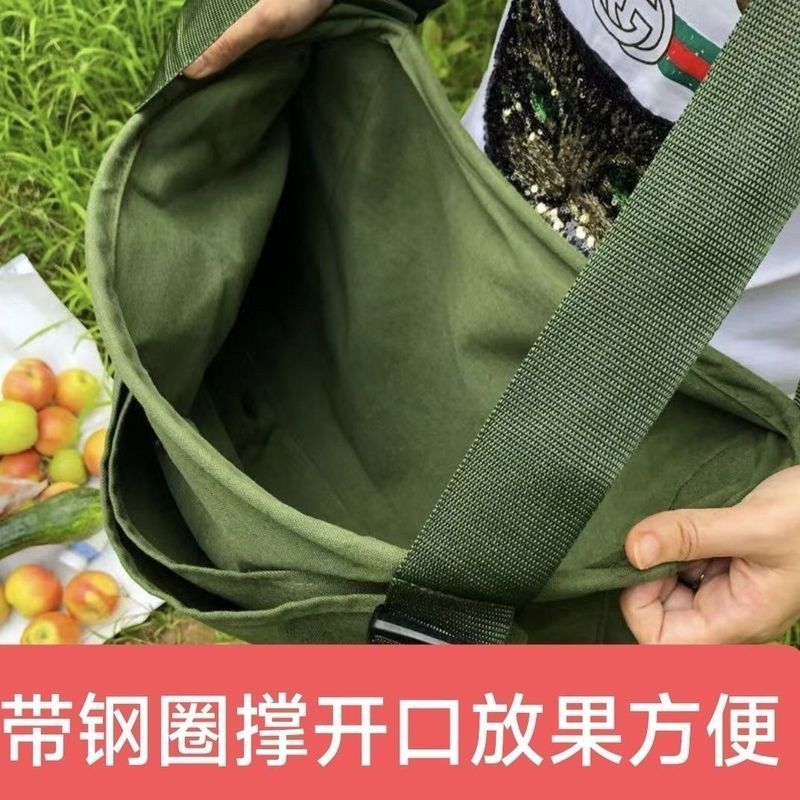 果物収穫ツール、リンゴ収穫バッグ、手頃な価格のキャンバス果樹園果物収穫バッグ、果物収穫バッグ|undefined