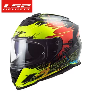 LS2 FF800 motosiklet dəbilqəsi, ikili linzalı, duman əleyhinə, 3C sertifikatlı