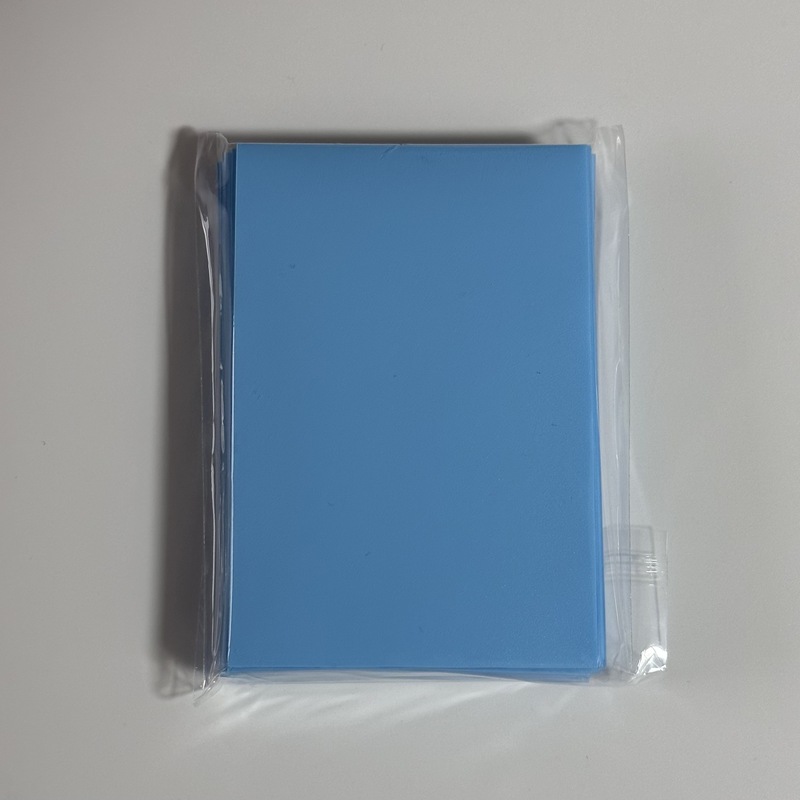 新型淡色系20糸厚さ二層カードフィルム3インチアルバム小カード保護カバーppフロストカードセット卸売り|undefined