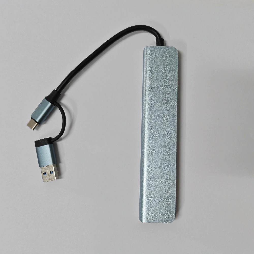 Разъем USB-C/USB HUB 8 портов, расширение док-станция разветвитель многофункциональная карта чтения
