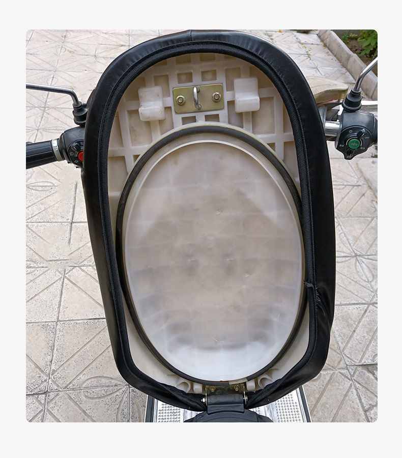 Motorcycle Cushion Cover Sunscreen Heat Insulation Electric Car Seat Cover Waterproof Leather All-inclusive Electric Car Seat Cover All Seasons Universal