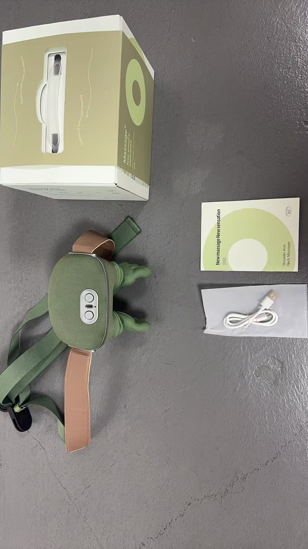 Tela envuelta n7 musgo verde