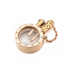 Heavy trench-LWY transparent oil tank high-grade brass special-shaped kerosene lighter collectible manual lighter