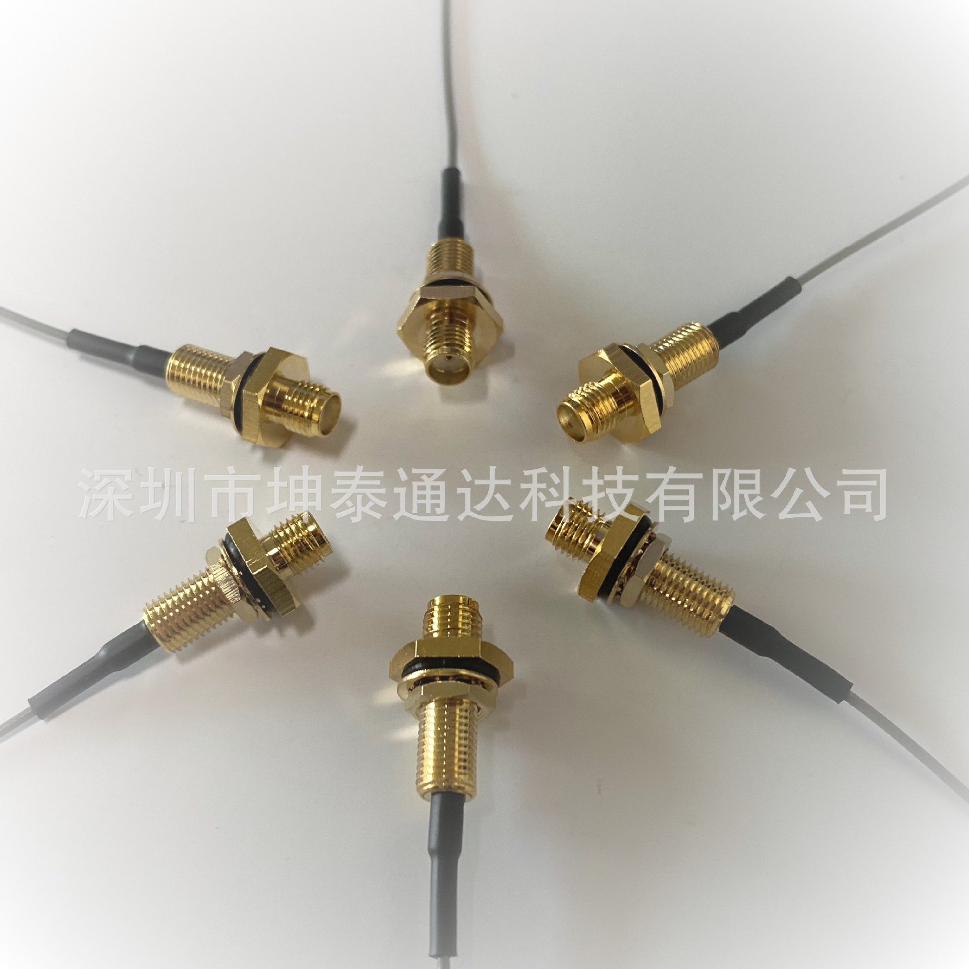 SMA母防水IP67后装 U.F L端子IPEX113射频跳线CSI-SGFE-100-UFFR