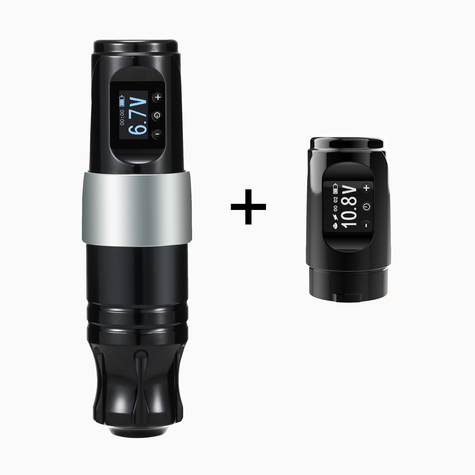 Transfronterizo caliente Tuffking batería de litio inalámbrica tatuaje pluma tatuaje máquina todo en uno taza hueca pluma del motor