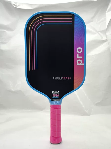 Heat-Pressed Third-Generation Inner Core Pickleball Racket Carbon Fiber Pickleball Matte Cloth Texture Board Professional-Grade Racket Lightweight