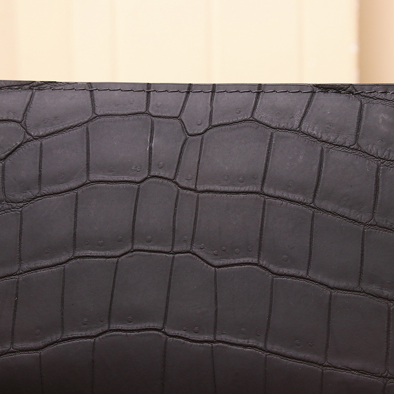 Premium Herren Clutch Aus Echtem Krokodil-leder Mit Handschlaufe_voghion.com