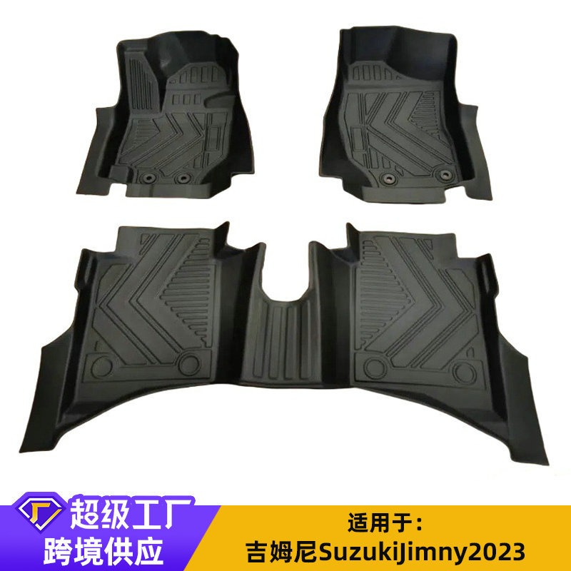 Cross-border Jimny Suzuki Jimny2023 5 puertas coche especial 5D personalizado cojín de pie de automóvil TPE