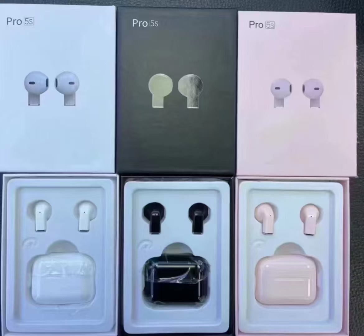 Pro5s auriculares bluetooth negro