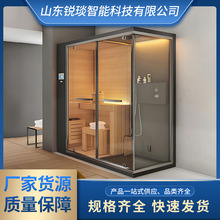 高端红雪松户外桑拿房立体侧门干蒸汗蒸跨境货源厂家直销铁杉木