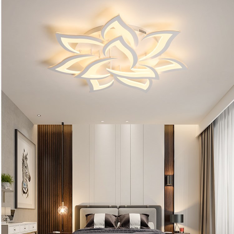 Sala de estar LED transfronteriza moderna y minimalista sala de estar cálida personalidad creativa lámpara de dormitorio principal