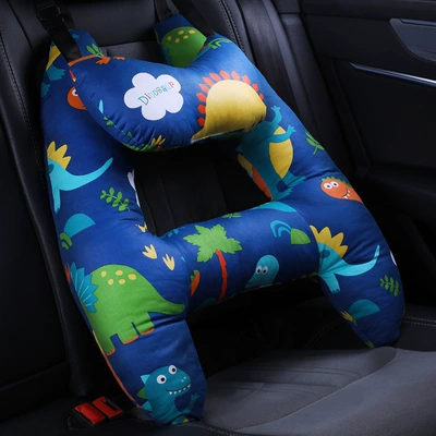 shoulder pad pillow rear neck — Headrest - blue-dinosaur-neck-pillow-machine-washablecomfortable-breathable-55x70cm