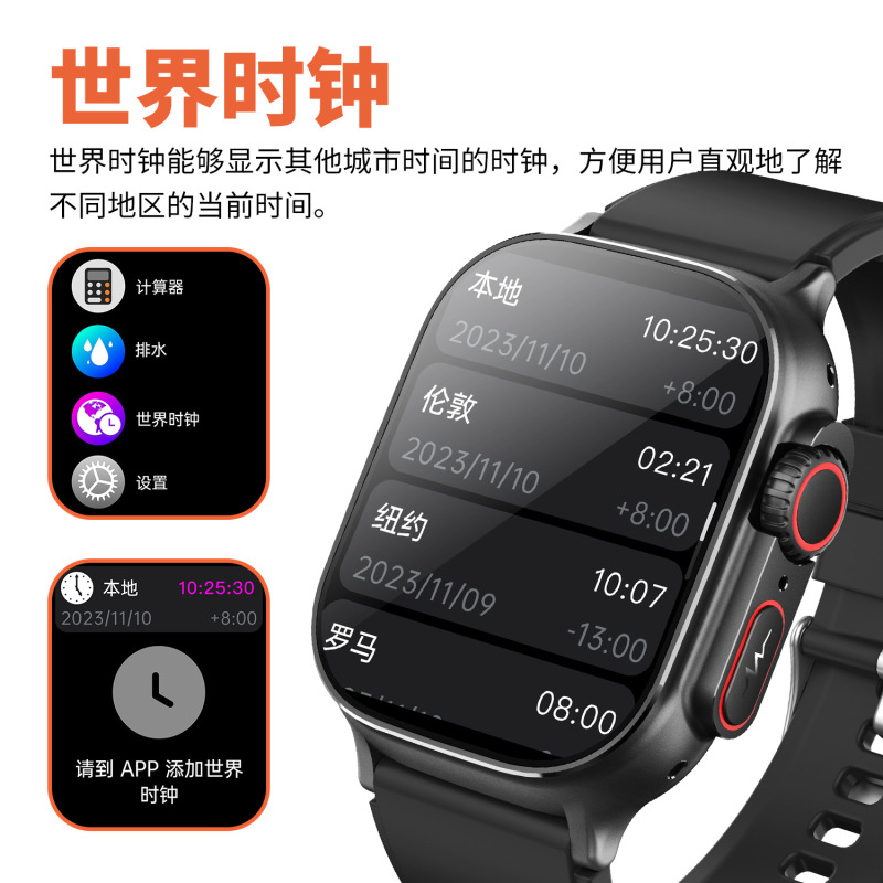 医療グレード心電図F500スマートウォッチ 感情管理 うつ病リスク評価 HRVレポート 4Gカード対応ウォッチ|undefined