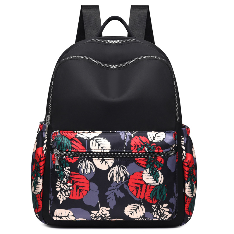Nuevo ins Oxford tela mochila de gran capacidad mochila de viaje de flores de moda ligero impermeable bolsa de estudiante de fábrica
