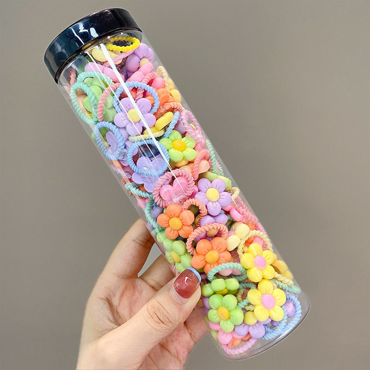 La banda de goma de los niños no daña el pelo, buena elasticidad, banda de goma de la muchacha, cuerda del pelo del bebé, pelo tamaño pequeño del lazo, anillo del pelo, accesorios del pelo