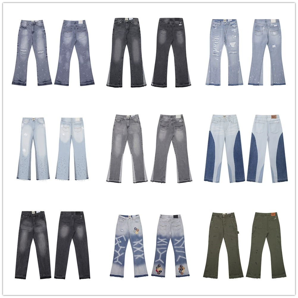 Gallery new basic model water washing micro -governed jeans wild trousers