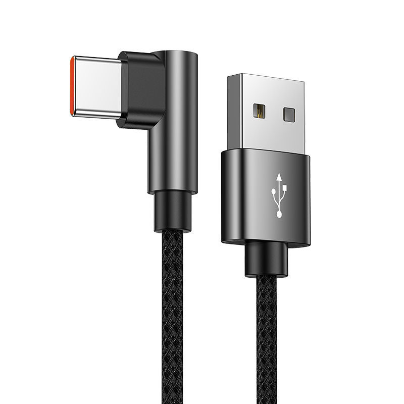 120w超急速充電typecケーブルゲームエルボ適用華為栄光6aフラッシュ充電線|undefined